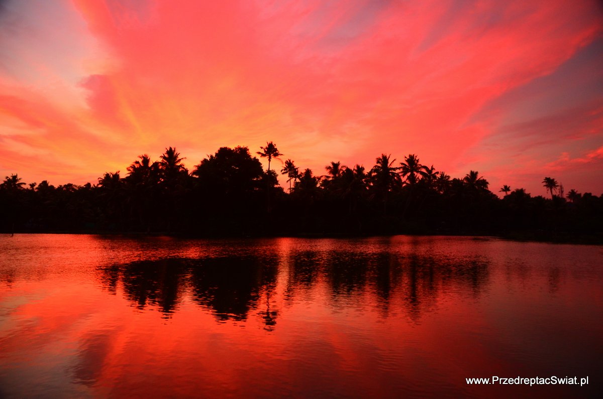 sunset Kerala Backwaters
