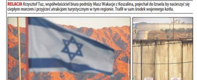 Wakacje w Izraelu w Głosie Koszalińskim