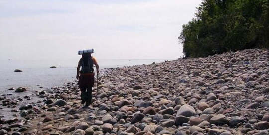 Pieszo wzdłuż wybrzeża Bałtyku