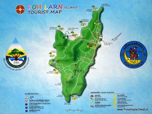 Koh Larn mapy