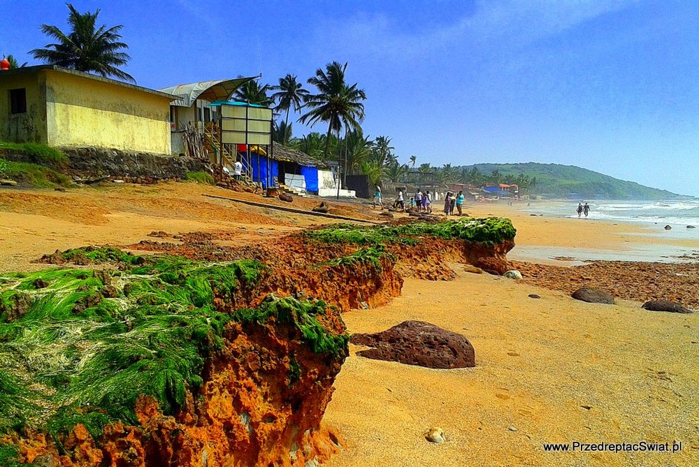 Plaże na Goa - Anjuna Beach