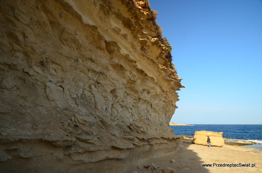 Skalista plaża Malta
