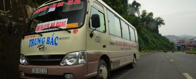 autobus z Sapy do Ha Giang
