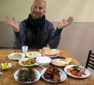 Jedzenie w Jordanii - restauracja w pobliżu lotniska