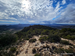 Góry w okolicy Alicante - Parque Natural del Maigmó - Xorret de Catí do Despenyador